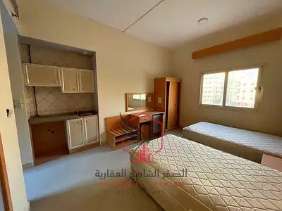 Lowest price furnished studio for annual rent with central A/C, central gas and free maintenance throughout the rental period
