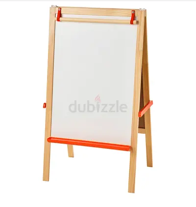IKEA MALA Double-sided Kids Easel with Chalkboard & white board