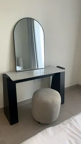 Vanity desk, mirror and chair for sale