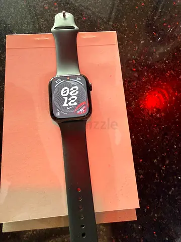 Apple Watch-series-7, 44mm Smartwatch with Black Sport Band - Good Condition