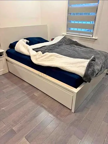 IKEA Queen size bed with mattress available in perfect condition