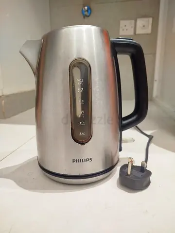 Philips Stainless Steel Electric Kettle - 1.7L (Used)