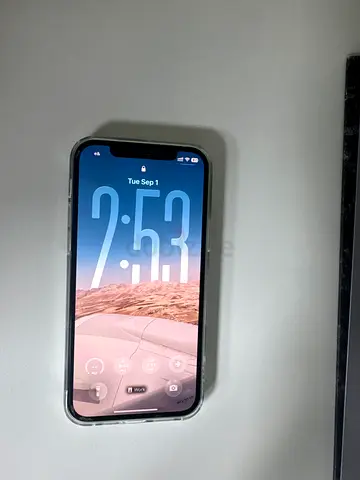 iPhone 12 in clear case – good working condition