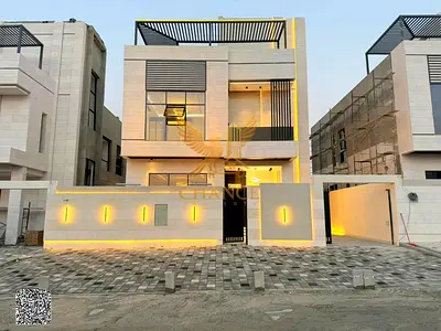 🏡 فيلا مودرن G+1+R مع مسبح للبيع  – عجمان | من المالك مباشرة | واجهة حجر بالكامل
