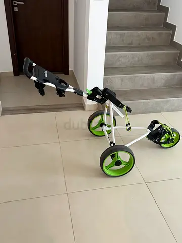 Caddymatic Junior 3-Wheel Golf Push Trolley