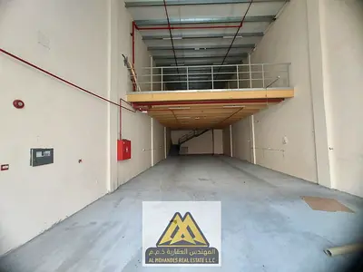 Commercial Warehouse with Mezzanine for Rent in Ajman Industrial 2 | 3,600 Sq.Ft (Shed 10 & 13 | 4 Cheques | Ref: 949)