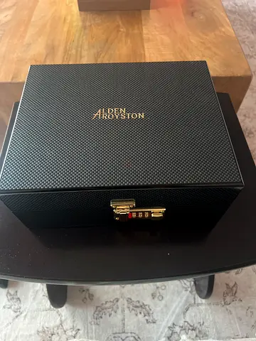 Alden Royston Watch & Accessory Storage Box with Combination Lock