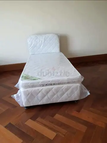 NEW BRAND AMERICAN SINGLE BASE BED WITH MEDICAL MATTRESS 90X190 CM