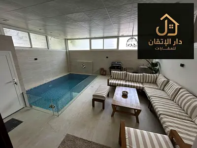 Two-storey villa for sale in Nasma, Sharjah | 3 bedrooms + hall, full parquet flooring, fully furni