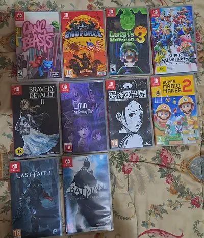 10 Games Nintendo Switch Collection
