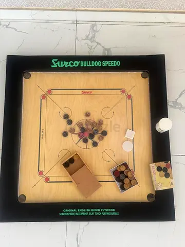 Original Surco Bulldog Speedo Carrom Board (38×38 inches)
