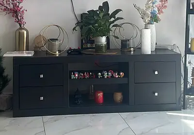 A very minimal pricing for Tv unit, wardrobe and coffee table