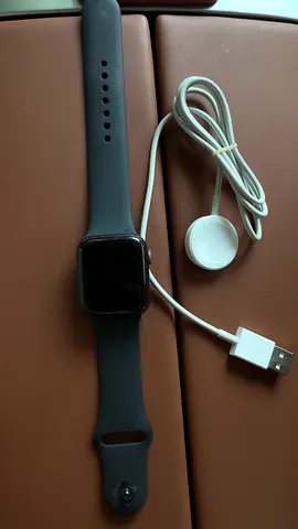 Used Apple Watch Series with Magnetic Charger (Black Sports Band) Series 6 (40mm) battery health 84%