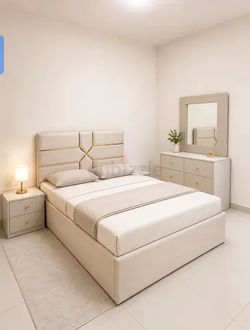 Stylish Brand Queen size bed set with Good Quality mattress Available