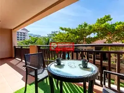 Stylish 1BR |Pool View |Balcony |Royal Amwaj South