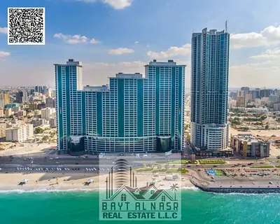 Spacious 2 BHK Furnished Apartment for Rent in Corniche Tower Ajman