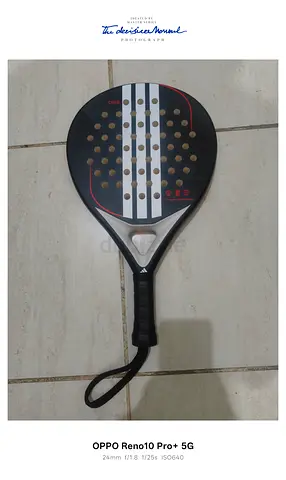 Used padel racket — sturdy frame with structural reinforcement