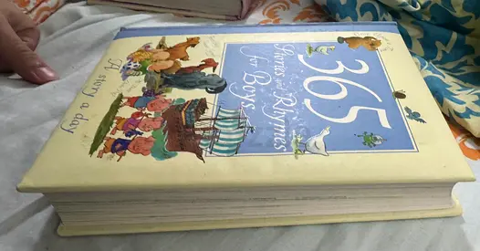 365 Poems and Rhymes for Boys - Hardcover Collection (used)