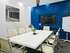 Move into ready-to-use open office space for rent for 10 persons in AJMAN, Corniche Sharjah