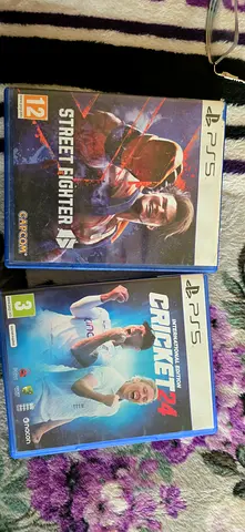 PS5 Games: Street Fighter 6 & Cricket 24 - Excellent Condition