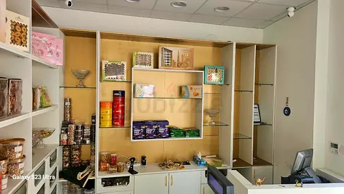 Retail Display Shelves and Counter Unit