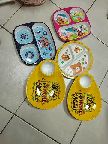 Portion plates Bowls - Baby Feeding melamine and plastic