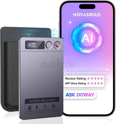 3356 - AI Voice Recorder, Note Voice Recorder - Transcribe & Summarize, AI Noise Cancellation, Suppo