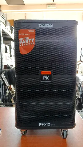 THE PLATINUM KARAOKE PK10 TROLLY SPK & PARTY JUKEBOX PA SYSTEM