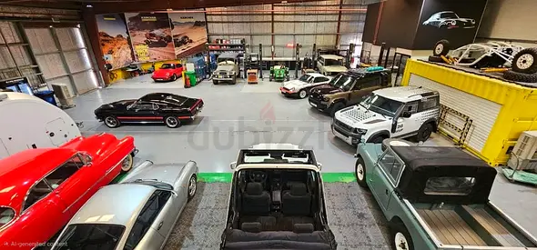 Exclusive Motor vehicle workshop