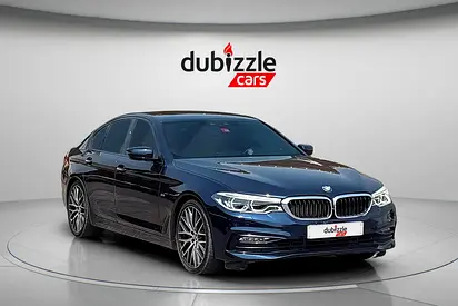 AED 1205/month | 2018 BMW 5-Series 530i Sports Line | GCC Specs | Ref#515147