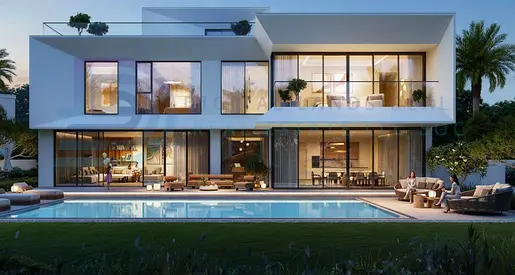 Waterfront 5BR Villa | Mareva The Oasis | Lagoon & Pool Views