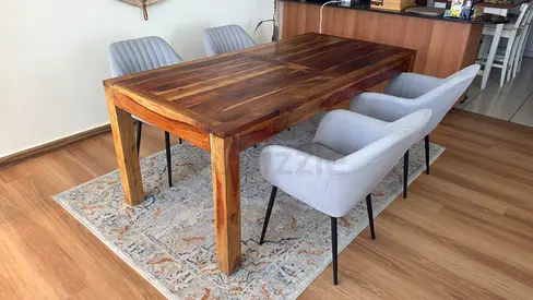 Indian Rosewood table and 4 chairs