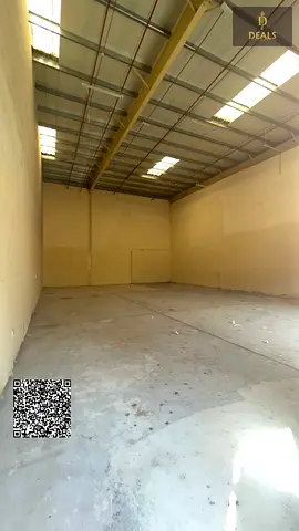 2,500 SQFT Warehouse | AED 125K | 3-Phase Electricity | Sajaa