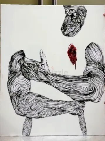 Handmade Artwork/ 70 × 100 cm