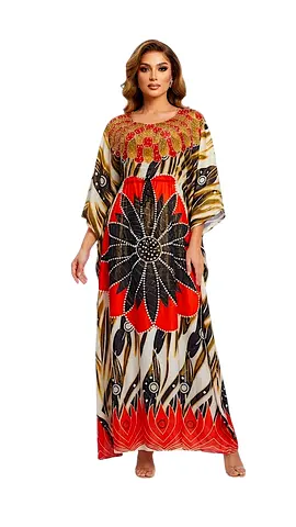 Women's Elegant Kaftan Maxi dress