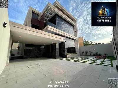 Luxury villa in Al Rawda, Ajman | Exceptional elegance and prime location with a modern design and spacious areas