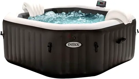 Intex 79IN X79IN X28IN PURESPA JET AND BUBBLE DELUXE SET