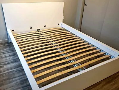 Ikea double bed size 140/200 with mattress available in perfect condition