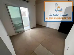 One bedroom and living room, balcony, split AC, Mina Street, easy access to Sharjah, Dubai and Sheik