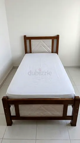 Single Bed with mattress (2 available)