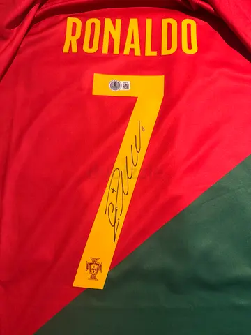 Cristiano Ronaldo Signed Portugal 2022 World Cup Jersey – Beckett Authenticated