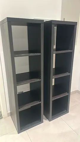 Kallax Shelving unit, Dark Brown, 42x147 cm