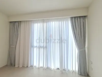 Blackout curtains and sheer