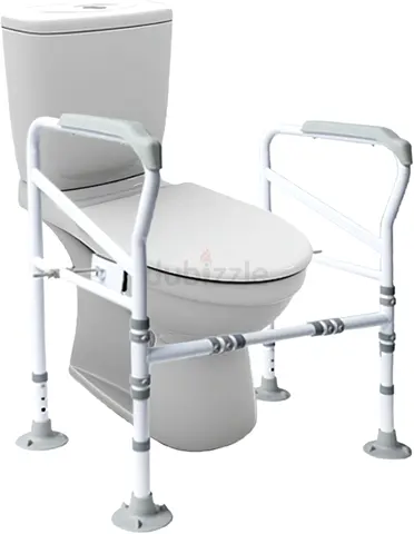 Toilet Safety Rails, Pre-Installed Toilet Handles for Elderly and Disabled