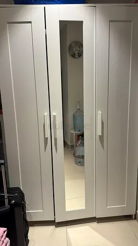 IKEA BRIMINES 3 DOOR WARDROBE!! STANDARD USED!!