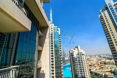Big Terrace | Partial fountain &burj view |Ac Free