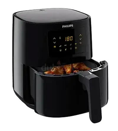 Philips Digital Air Fryer - 4L, Touchscreen, Black (Good Condition)