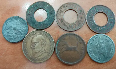 Old Indian coins