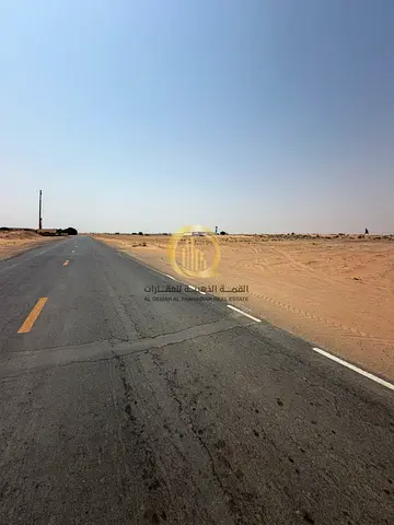 Industrial Land for Sale in Al Bataeh Industrial Area Sharjah 30,000 Sq Ft 2nd Plot from Main 36m Road Freehold for UAE Citizens and GCC Nationals