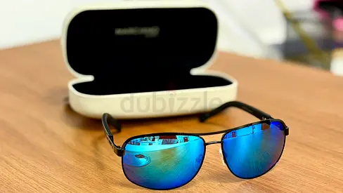 Marciano Sunglasses with Blue Mirrored Lenses and Case
